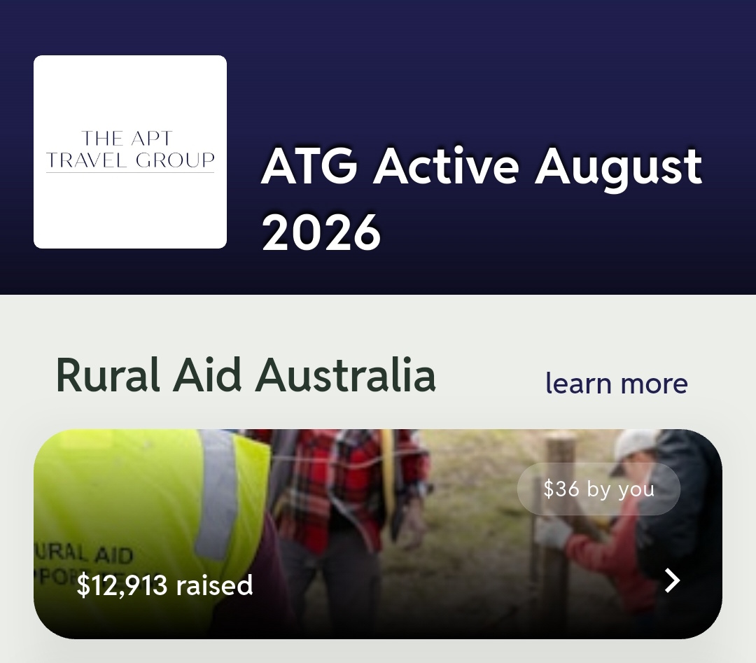 ATG Active August fundraising campaign for Rural Aid Australia